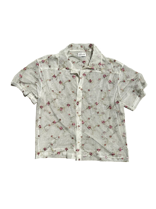 Kitchen Curtain Floral Shirt
